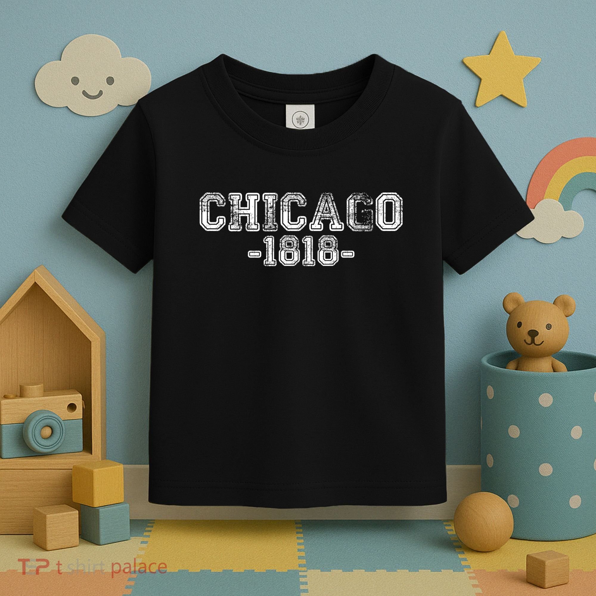 Chicago 1818 Retro Toddler T-Shirt