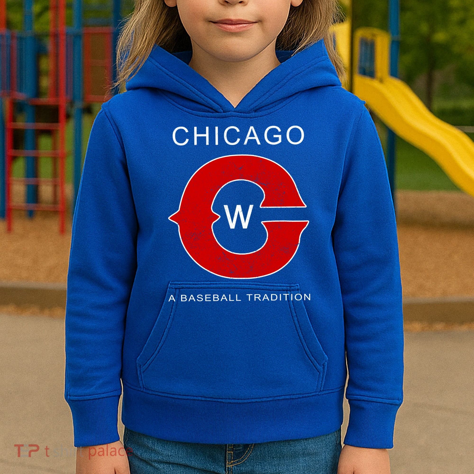 Chicago A Baseball Tradition Kids Hoodie