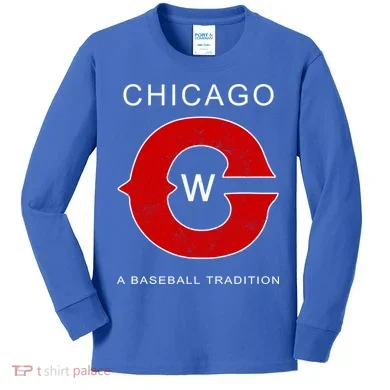 Chicago A Baseball Tradition Kids Long Sleeve Shirt
