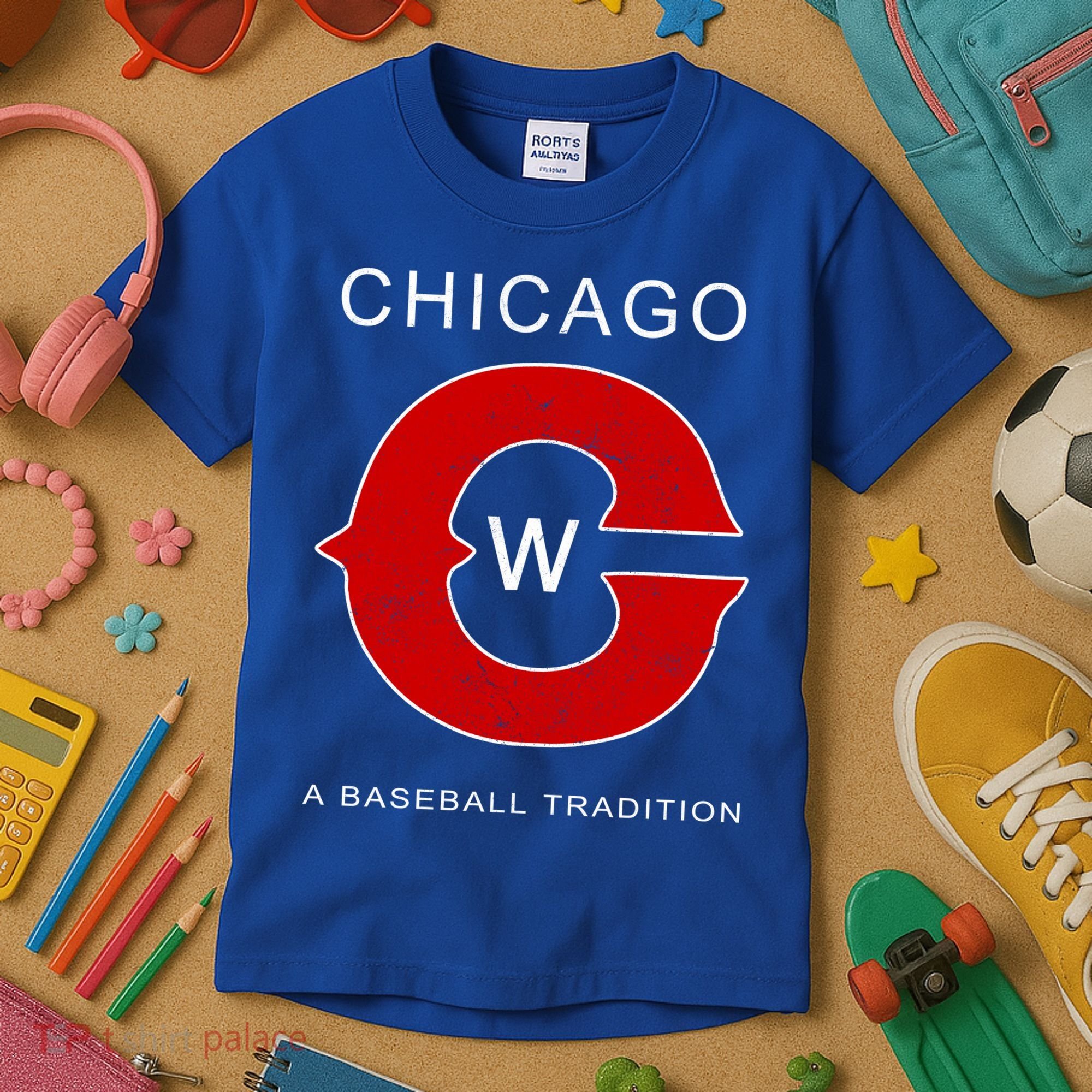 Chicago A Baseball Tradition Kids T-Shirt