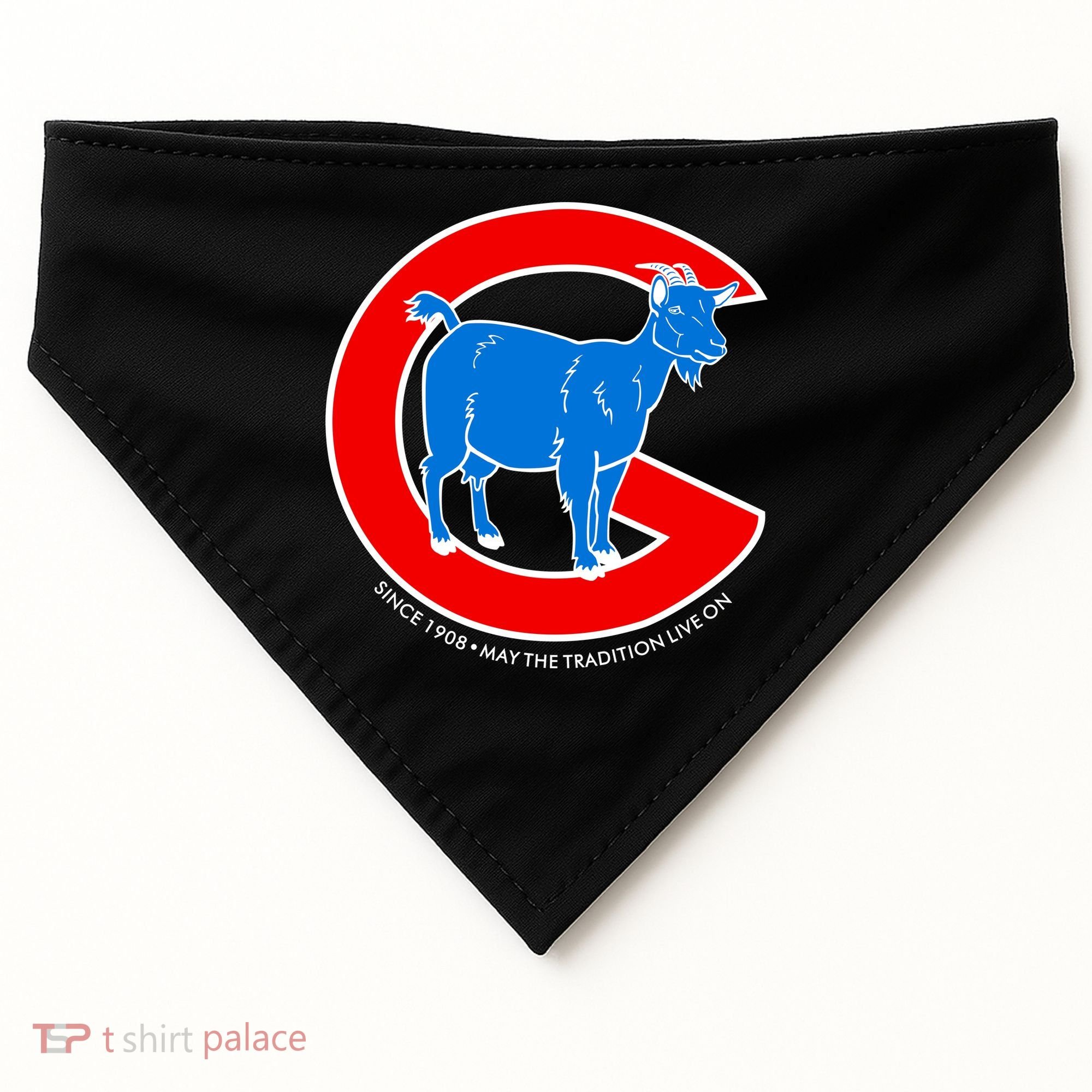 Chicago Billy Goat Since 1908 May the Tradition Live On USA-Made Doggie Bandana