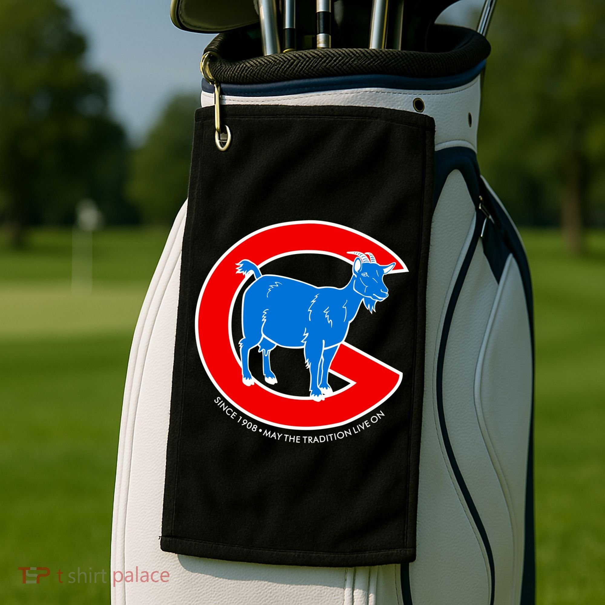 Chicago Billy Goat Since 1908 May the Tradition Live On Golf Towel