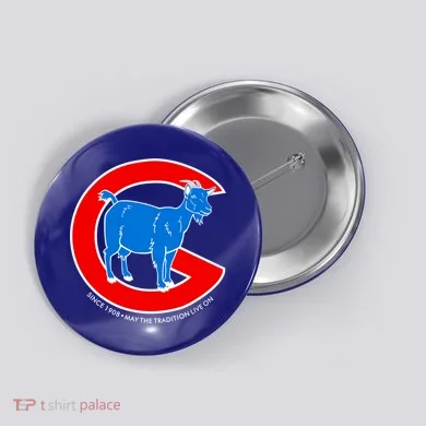 Chicago Billy Goat Since 1908 May the Tradition Live On Button