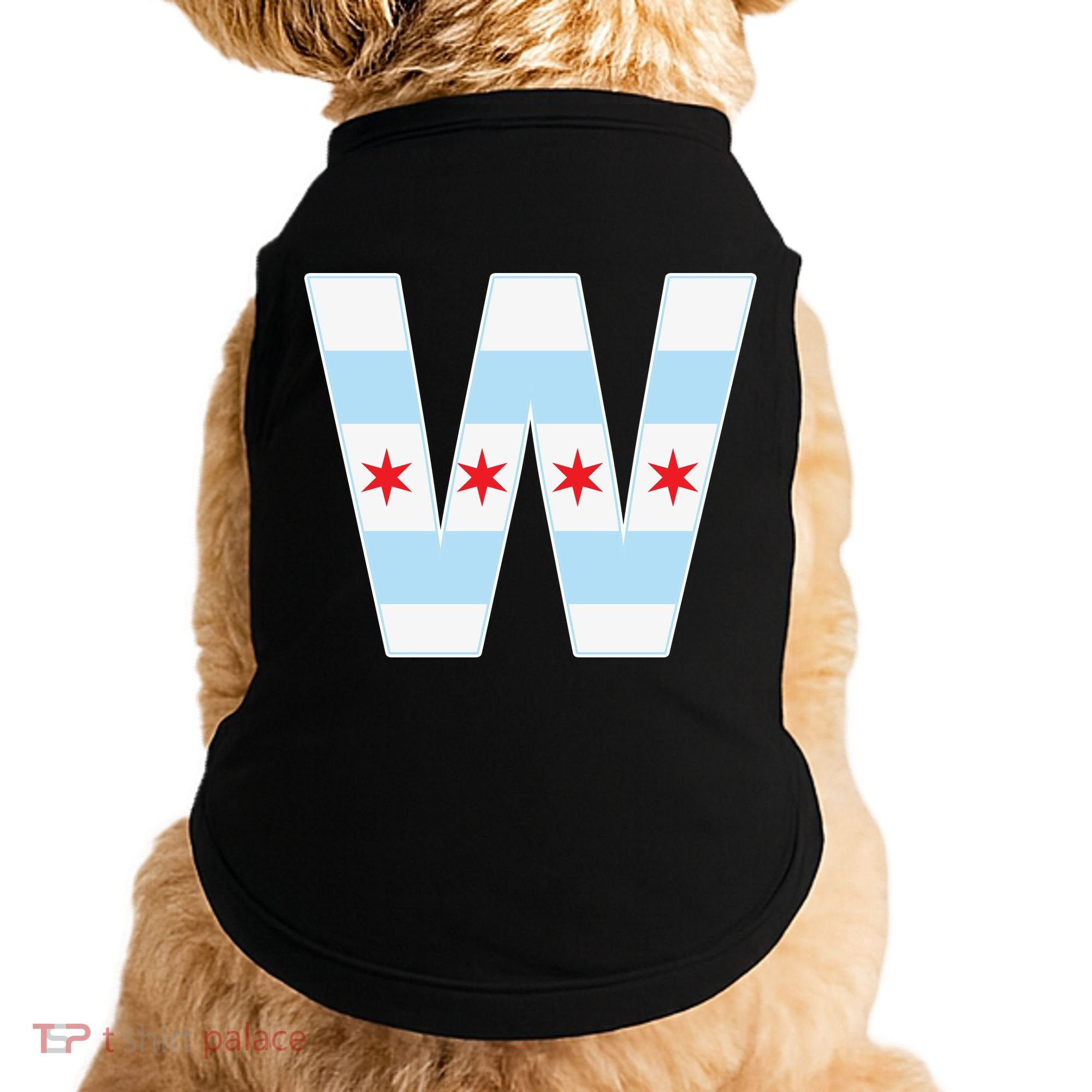 Chicago City Flag W Doggie Tank