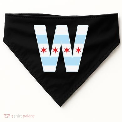 Chicago City Flag W USA-Made Doggie Bandana