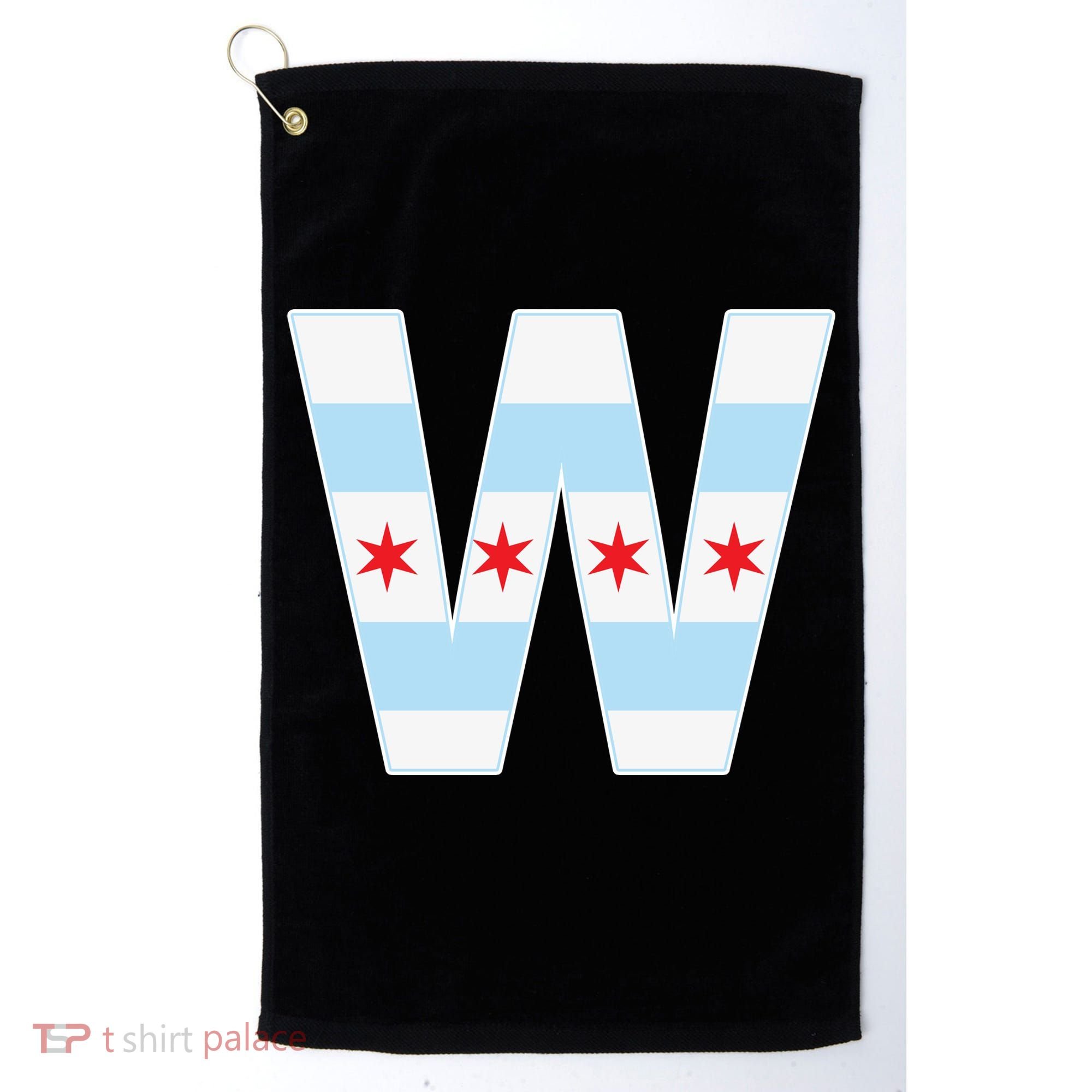 Chicago City Flag W Golf Towel