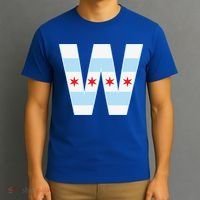 Chicago City Flag W T-Shirt thumb 3