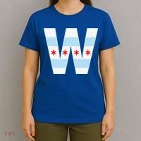 Chicago City Flag W T-Shirt thumb 4