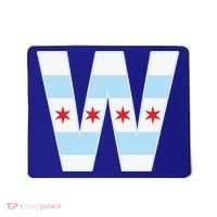 Chicago City Flag W Mousepad thumb 0