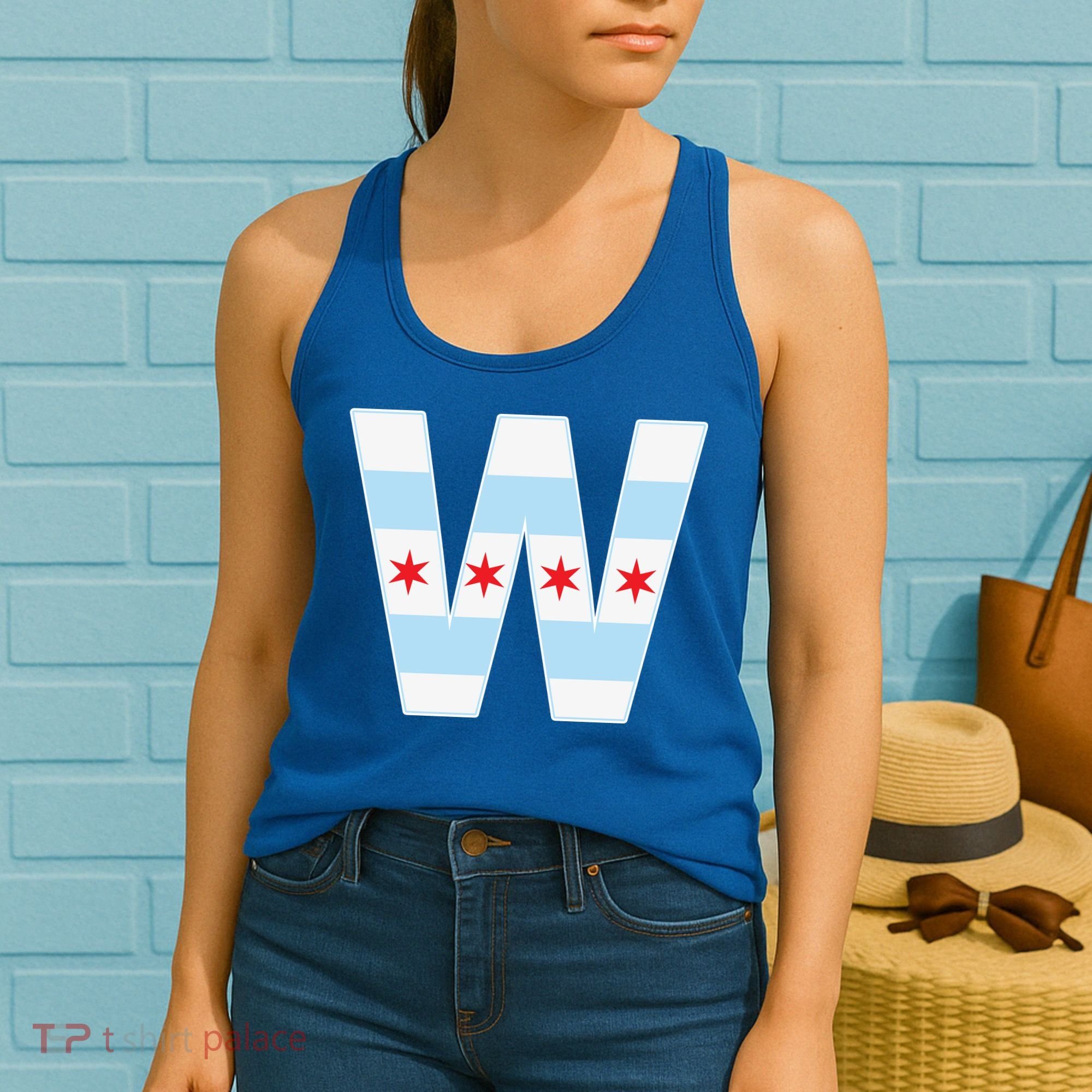 Chicago City Flag W Women's Tank Top