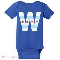 Chicago City Flag W Baby Bodysuit thumb 0