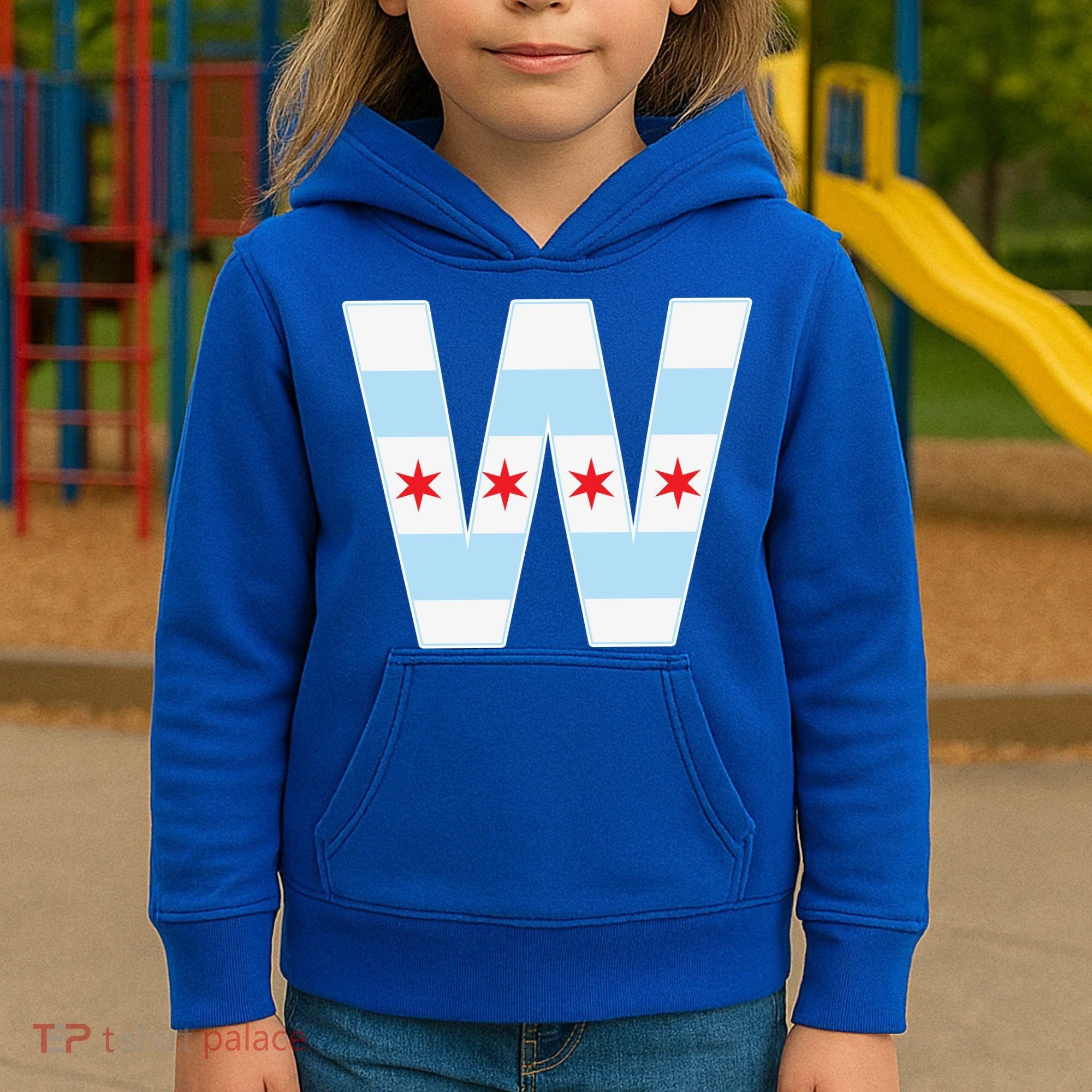 Chicago City Flag W Kids Hoodie