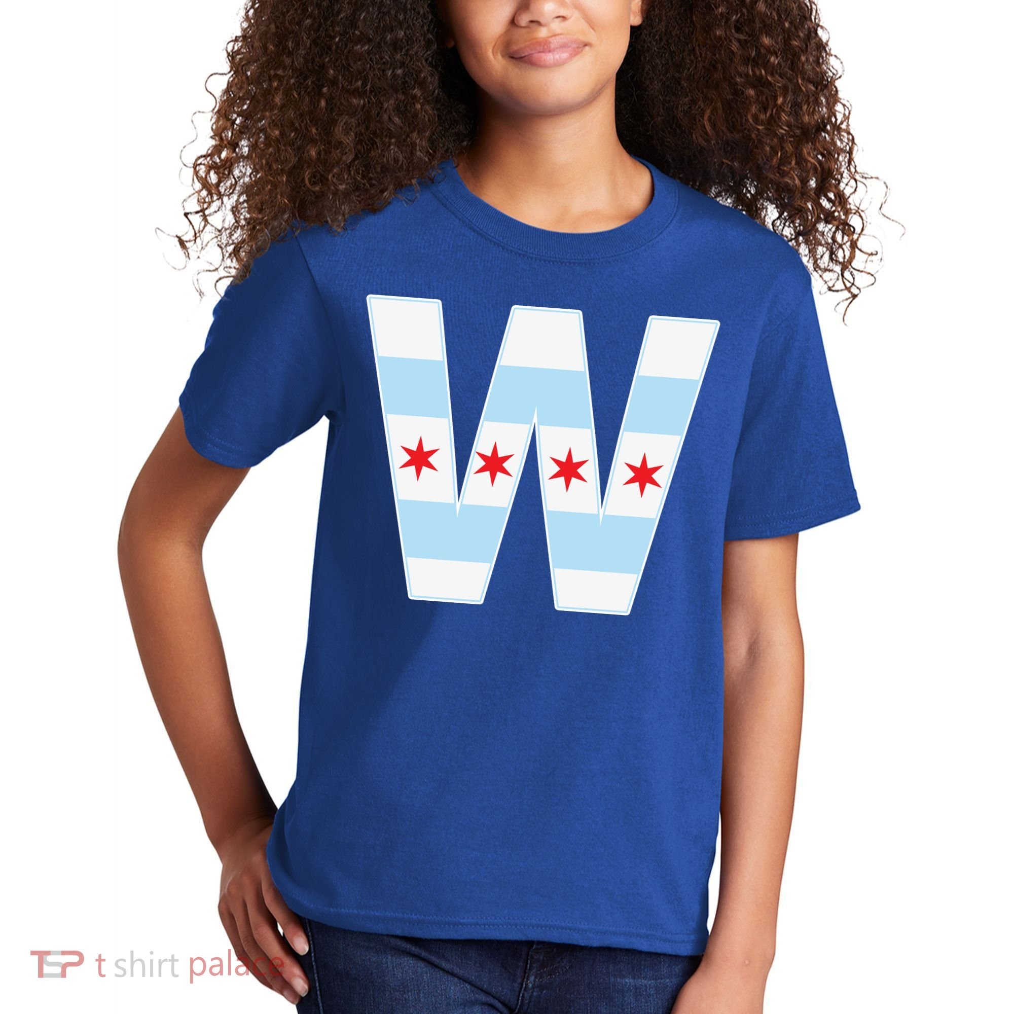 Chicago City Flag W Kids T-Shirt
