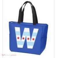 Chicago City Flag W Tote Bag thumb 3