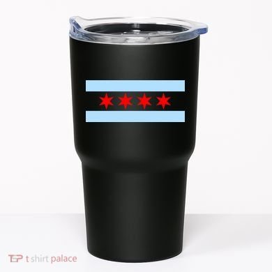 Chicago Flag Tumbler