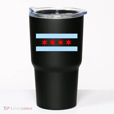 Chicago Flag Tumbler