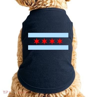 Chicago Flag Doggie Tank