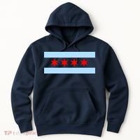 Chicago Flag Hoodie thumb 0