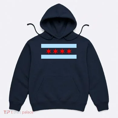 Chicago Flag Hoodie