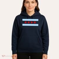 Chicago Flag Hoodie thumb 5