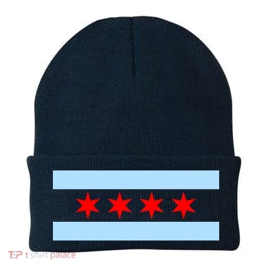 Chicago Flag Beanie