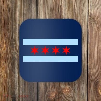 Chicago Flag Coaster