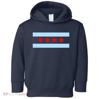 Chicago Flag Toddler Hoodie