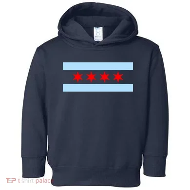 Chicago Flag Toddler Hoodie