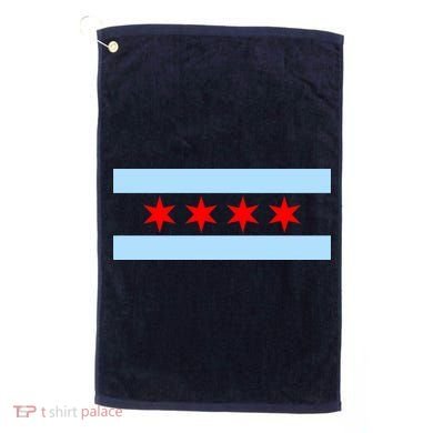 Chicago Flag Golf Towel