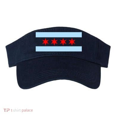 Chicago Flag Visor