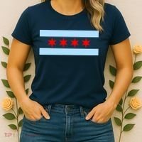 Chicago Flag Women's T-Shirt thumb 2