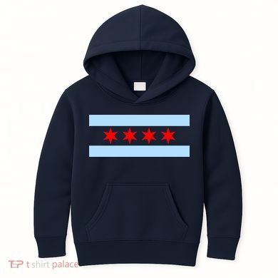 Chicago Flag Kids Hoodie