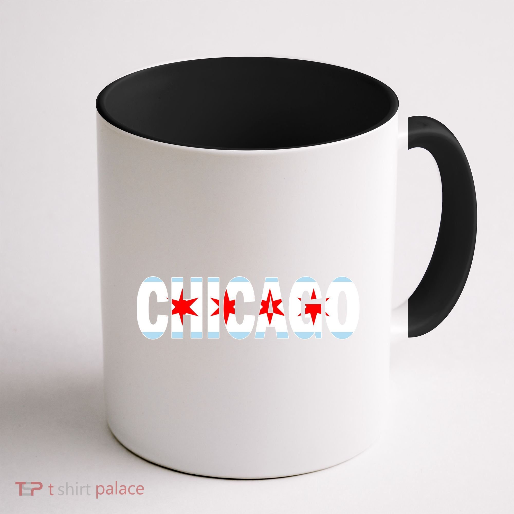 Chicago Flag Star Logo Coffee Mug
