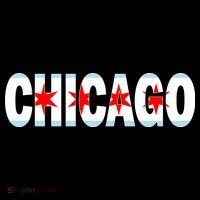 Chicago Flag Star Logo Ornament thumb 1