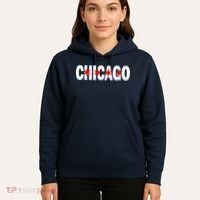 Chicago Flag Star Logo Hoodie thumb 5