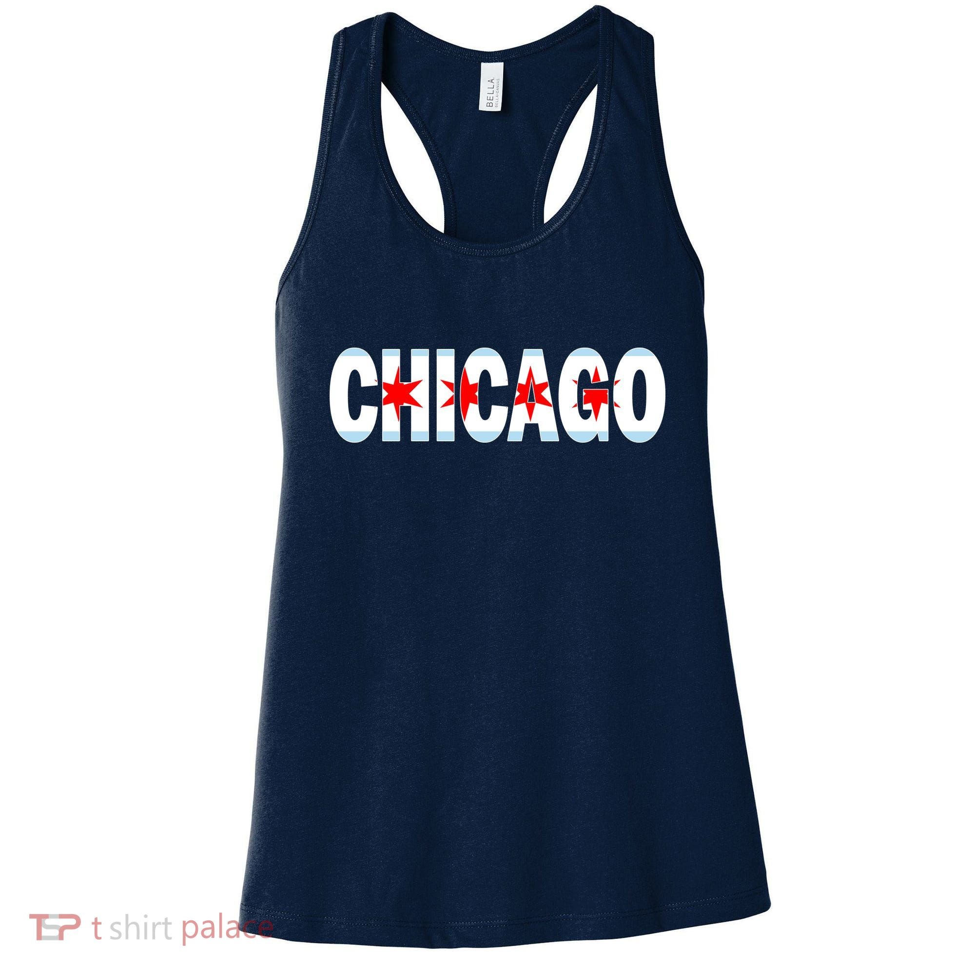 Chicago Flag Star Logo Women's Tank Top