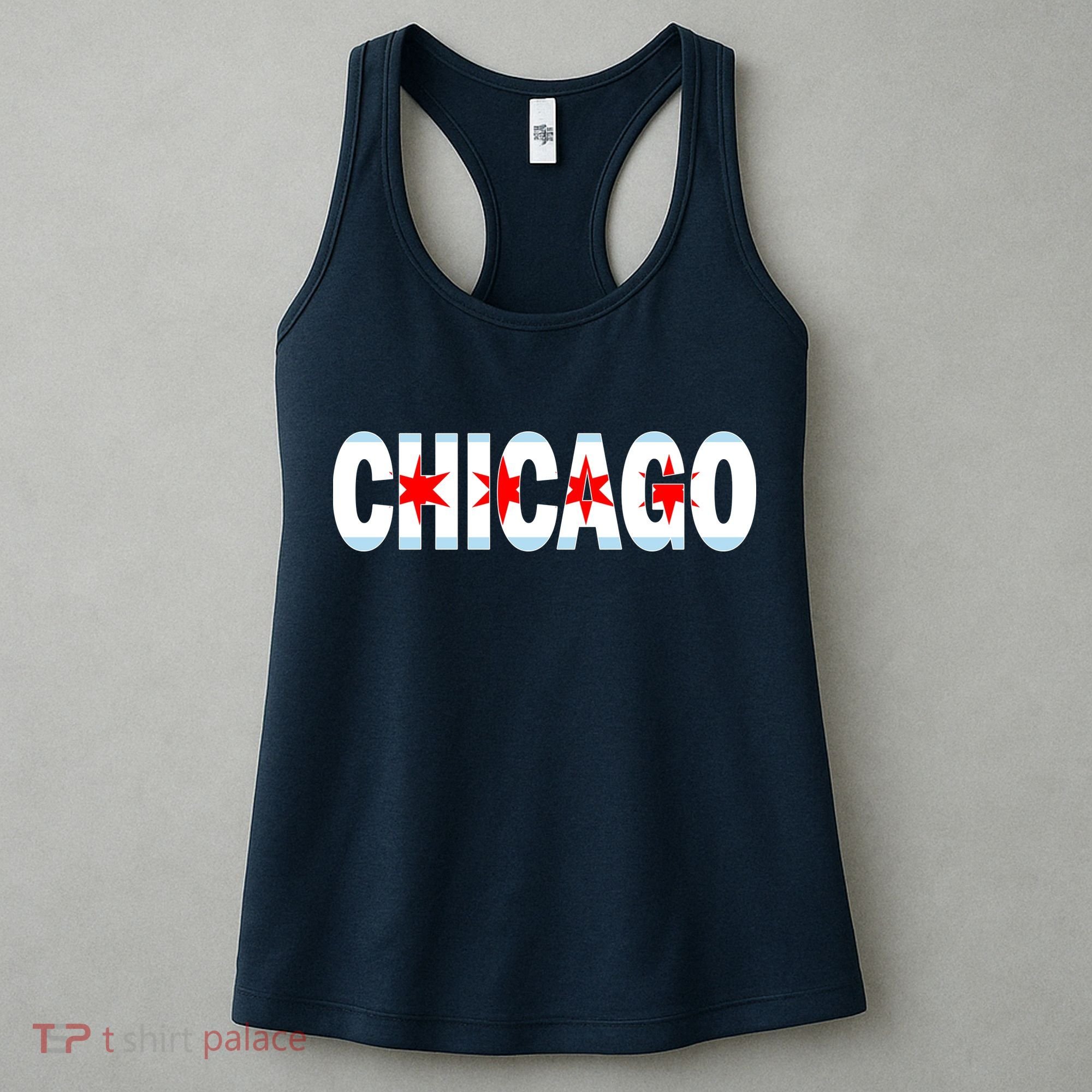 Chicago Flag Star Logo Women's Tank Top