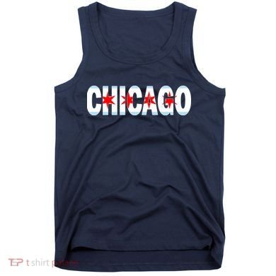 Chicago Flag Star Logo Tank Top