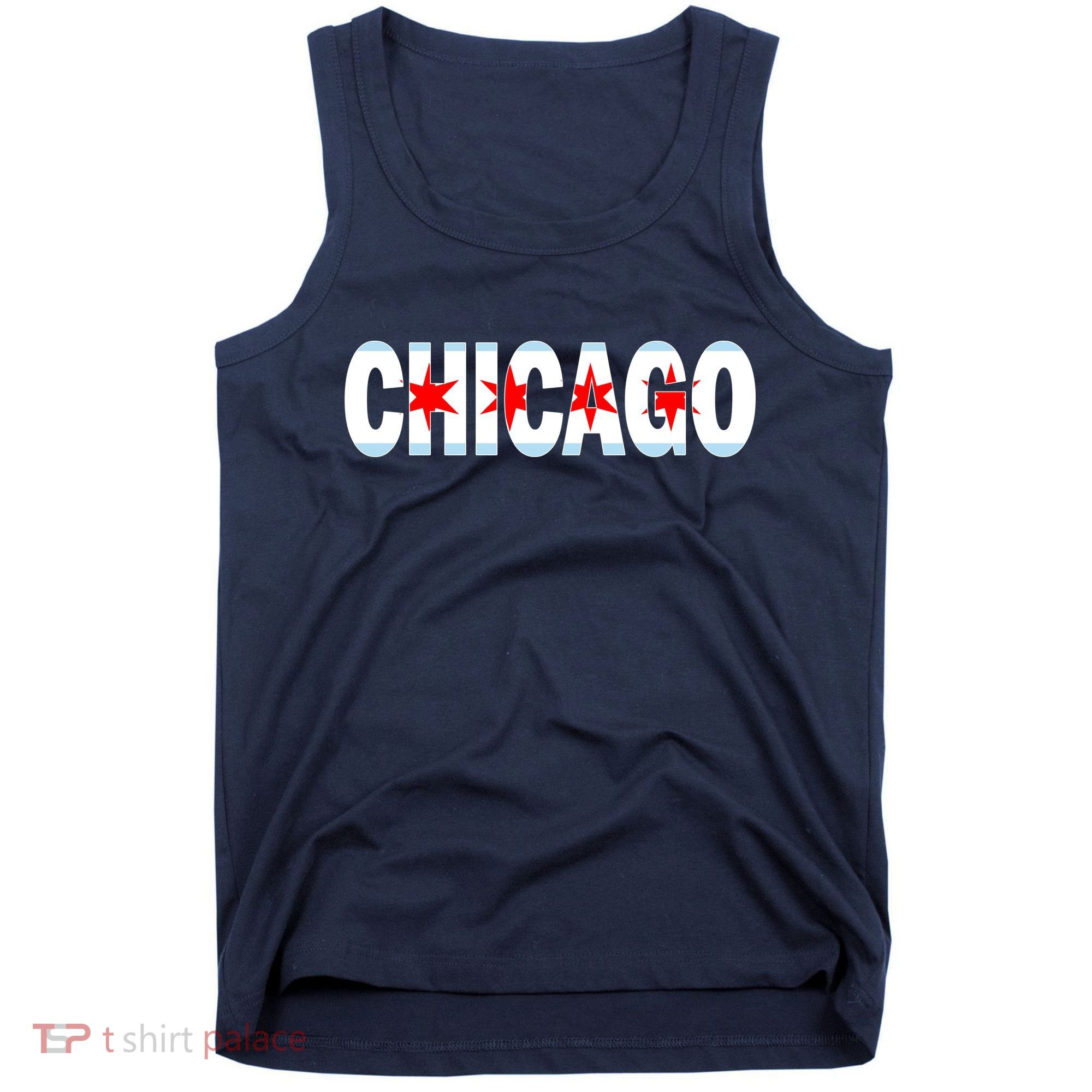 Chicago Flag Star Logo Tank Top