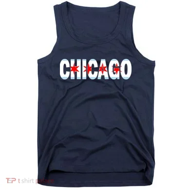 Chicago Flag Star Logo Tank Top