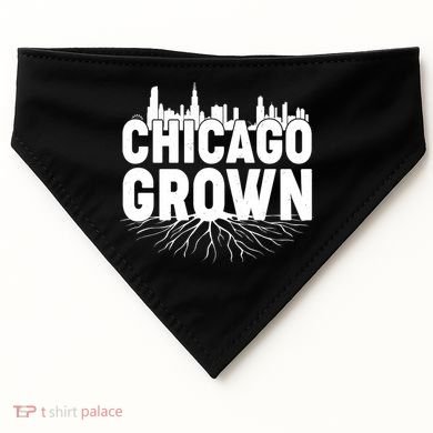 Chicago Grown Skyline Roots USA-Made Doggie Bandana