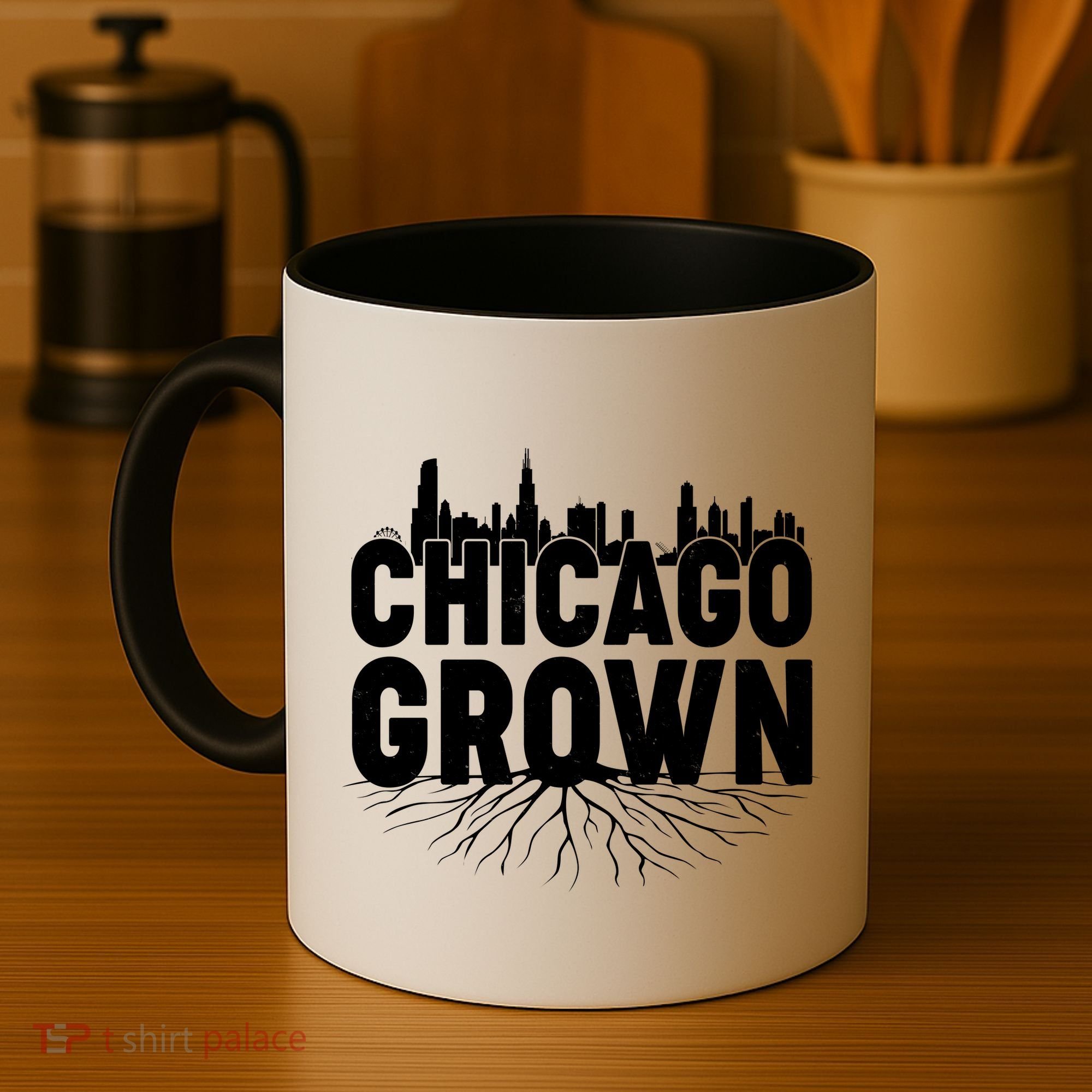 Chicago Grown Skyline Roots Coffee Mug