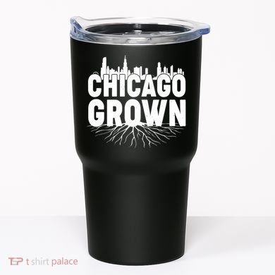 Chicago Grown Skyline Roots Tumbler