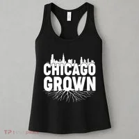 Chicago Grown Skyline Roots Women's Tank Top thumb 3