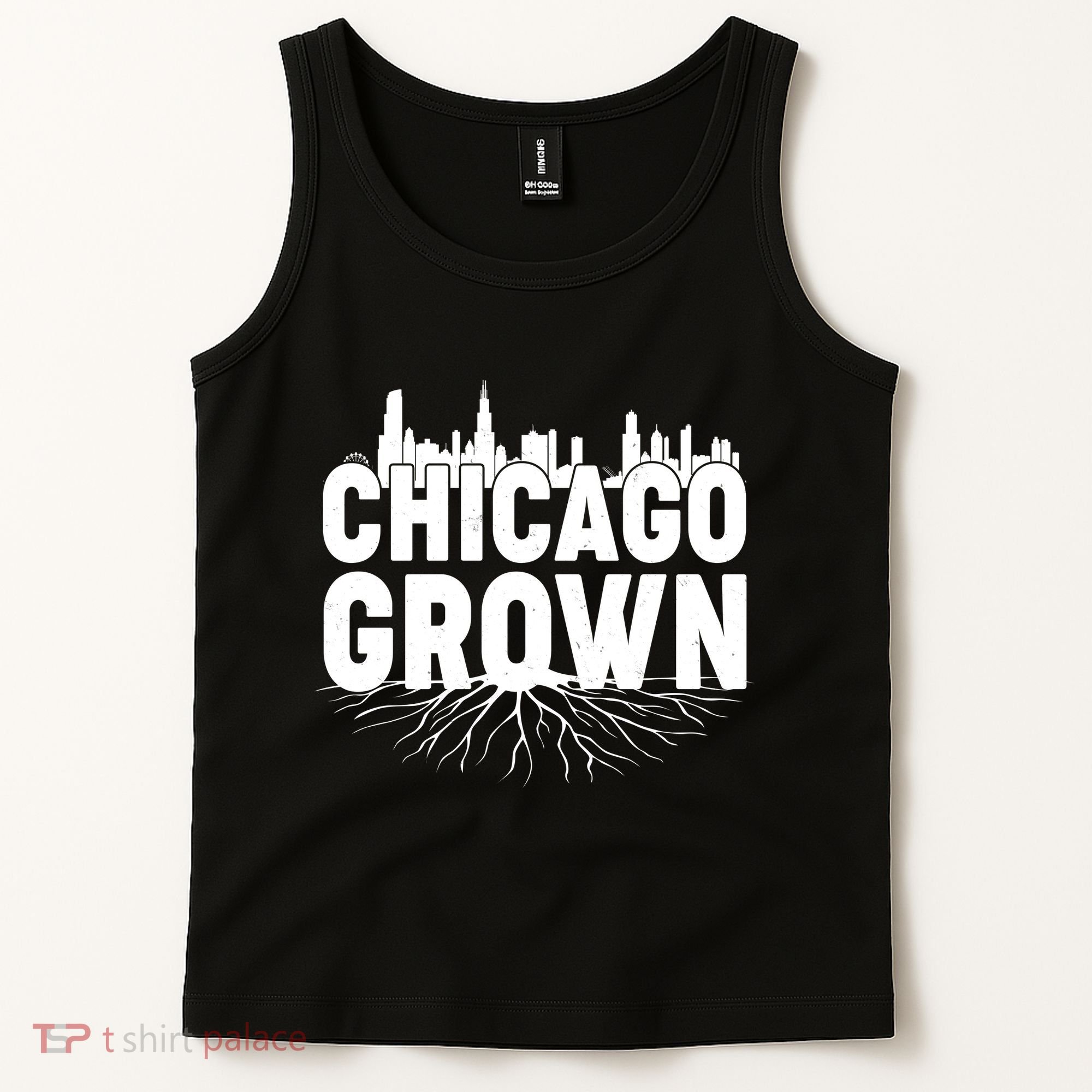 Chicago Grown Skyline Roots Tank Top