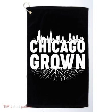 Chicago Grown Skyline Roots Golf Towel
