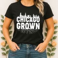 Chicago Grown Skyline Roots Women's T-Shirt thumb 2