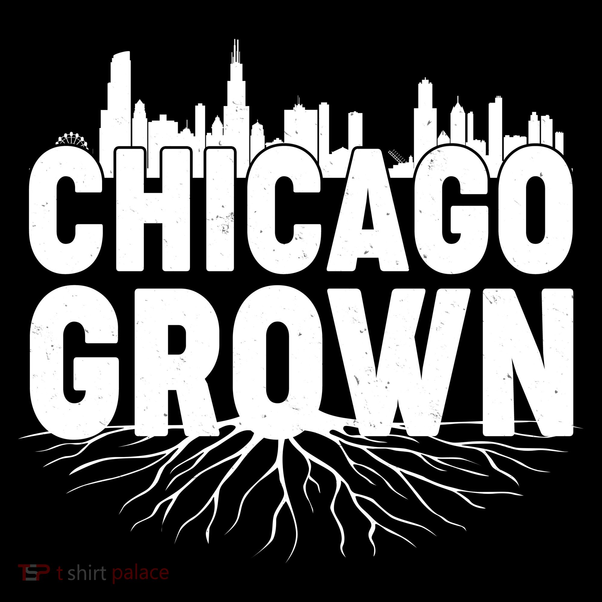 Chicago Grown Skyline Roots Women's T-Shirt