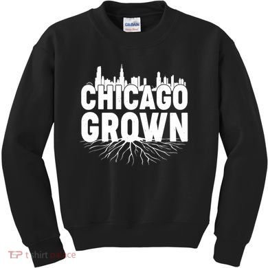 Chicago Grown Skyline Roots Kids Sweatshirt