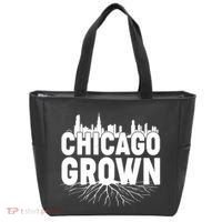 Chicago Grown Skyline Roots Tote Bag thumb 0